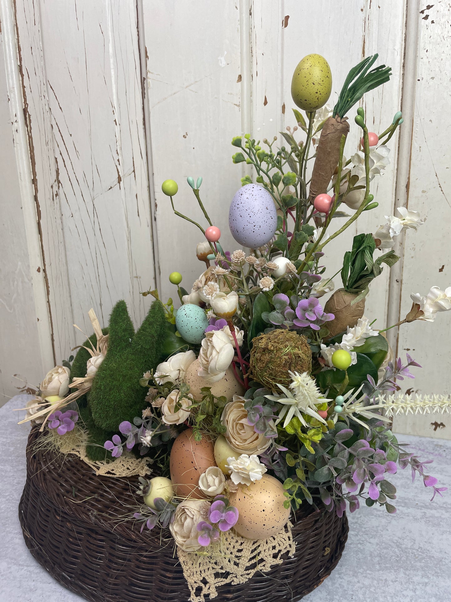 Easter Centerpiece with bunny