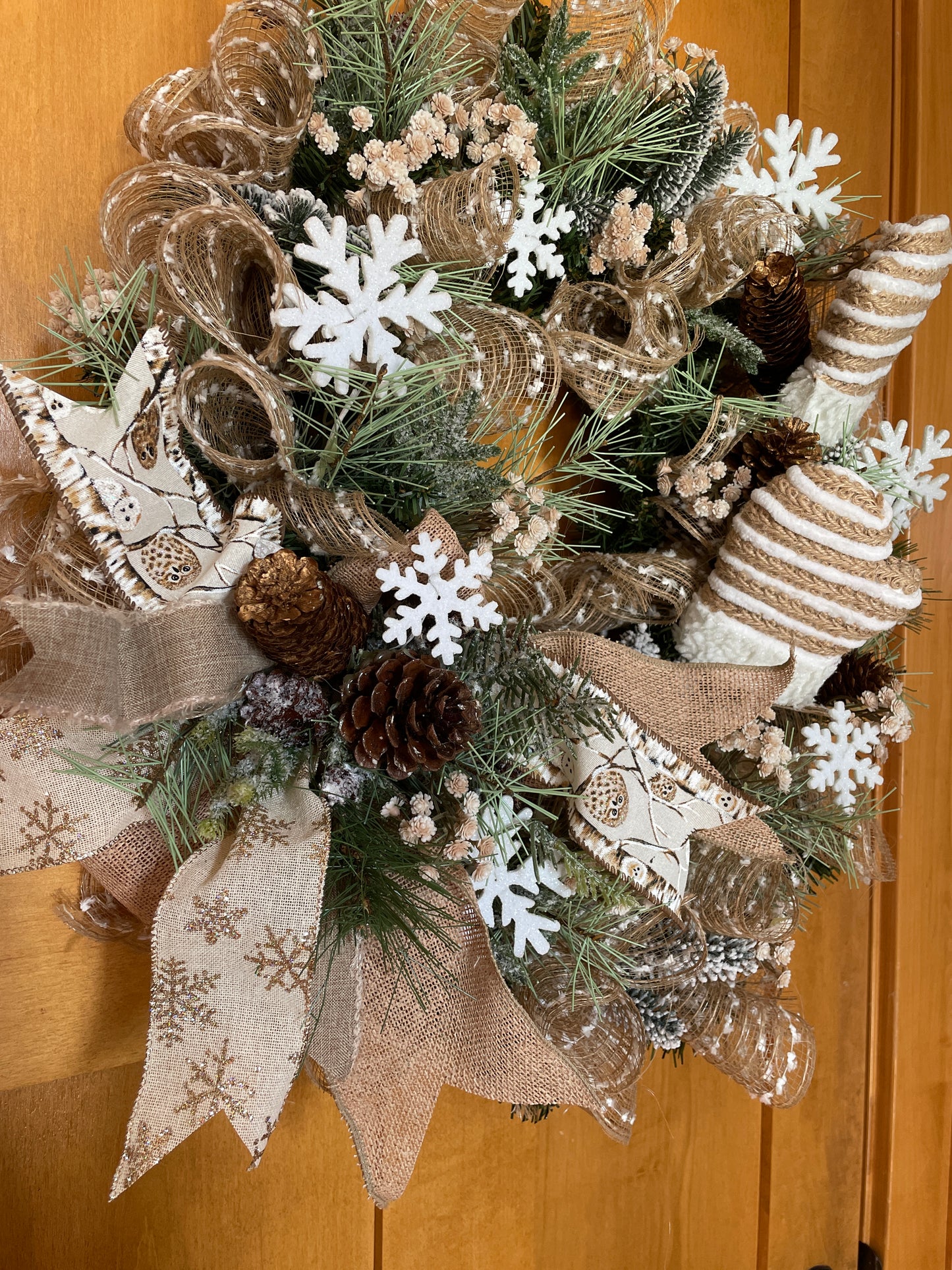 Mittens Winter Rustic Wreath