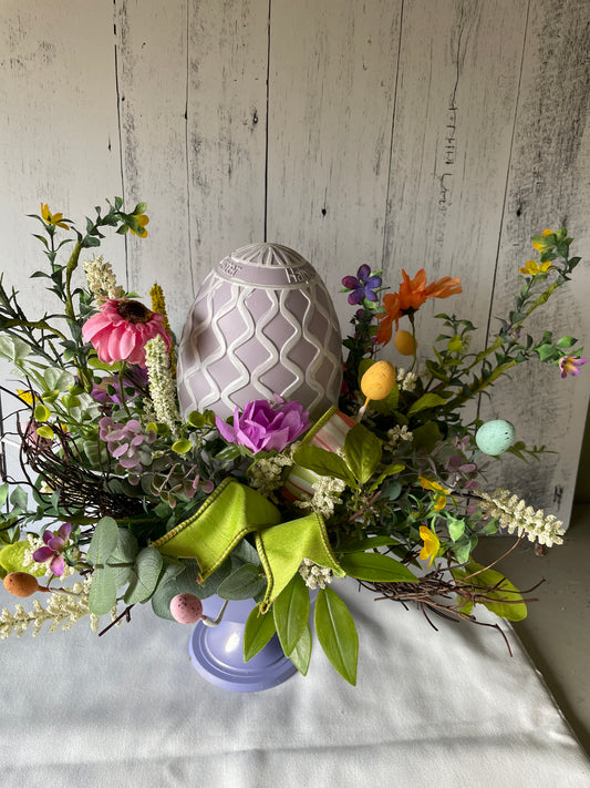 Easter Egg Themed Spring Centerpiece