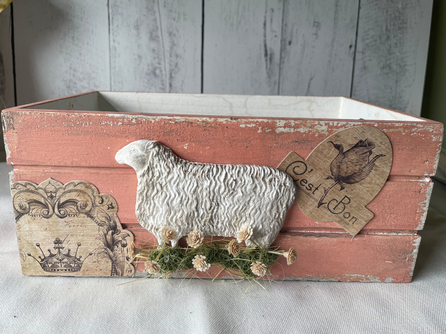 French Country room decor box