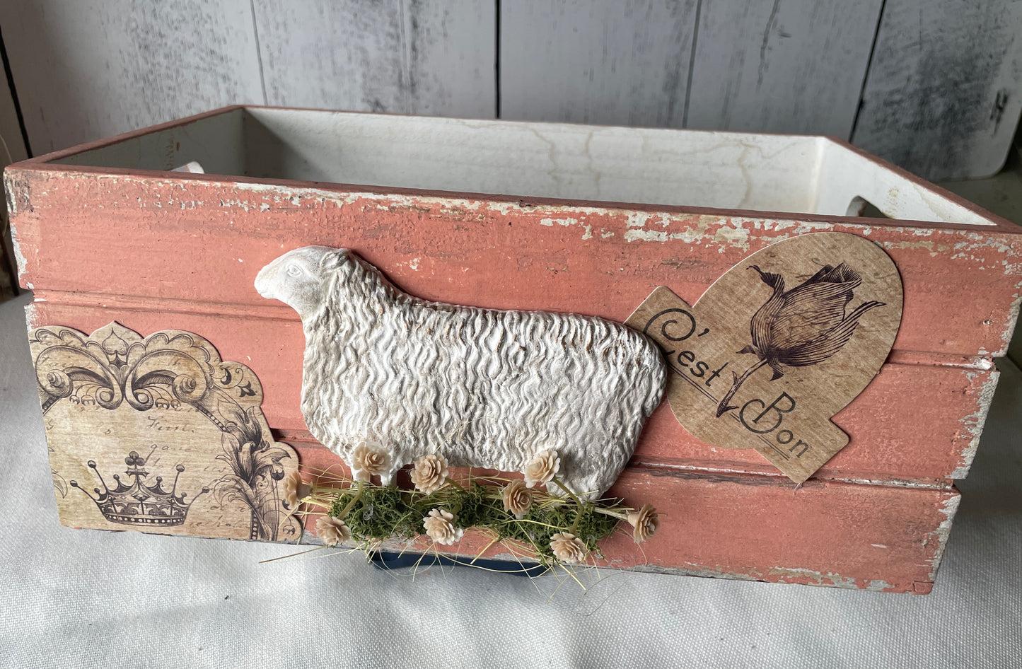 French Country room decor box