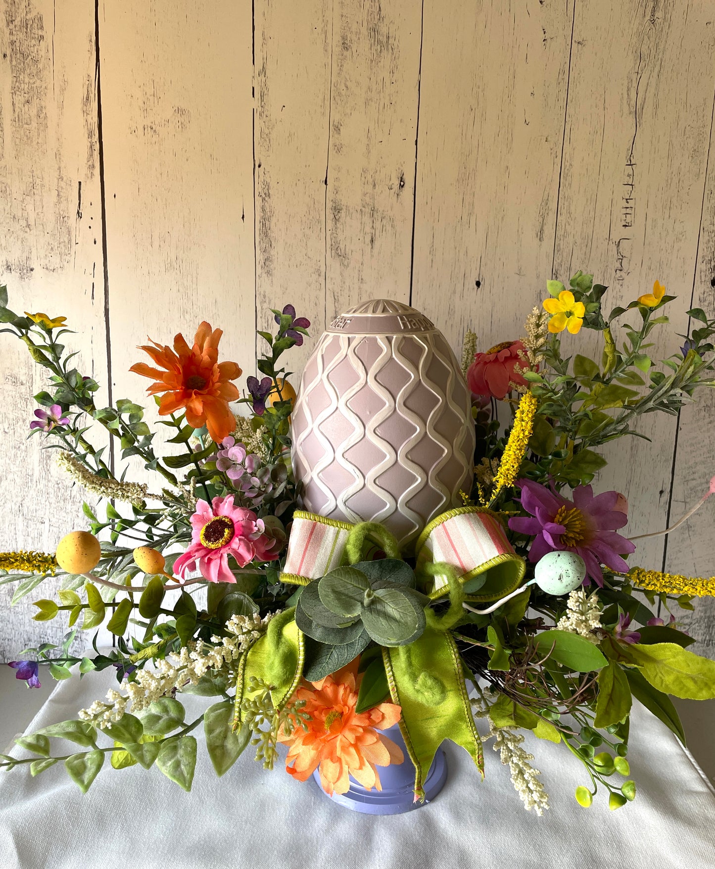 Easter Egg Themed Spring Centerpiece