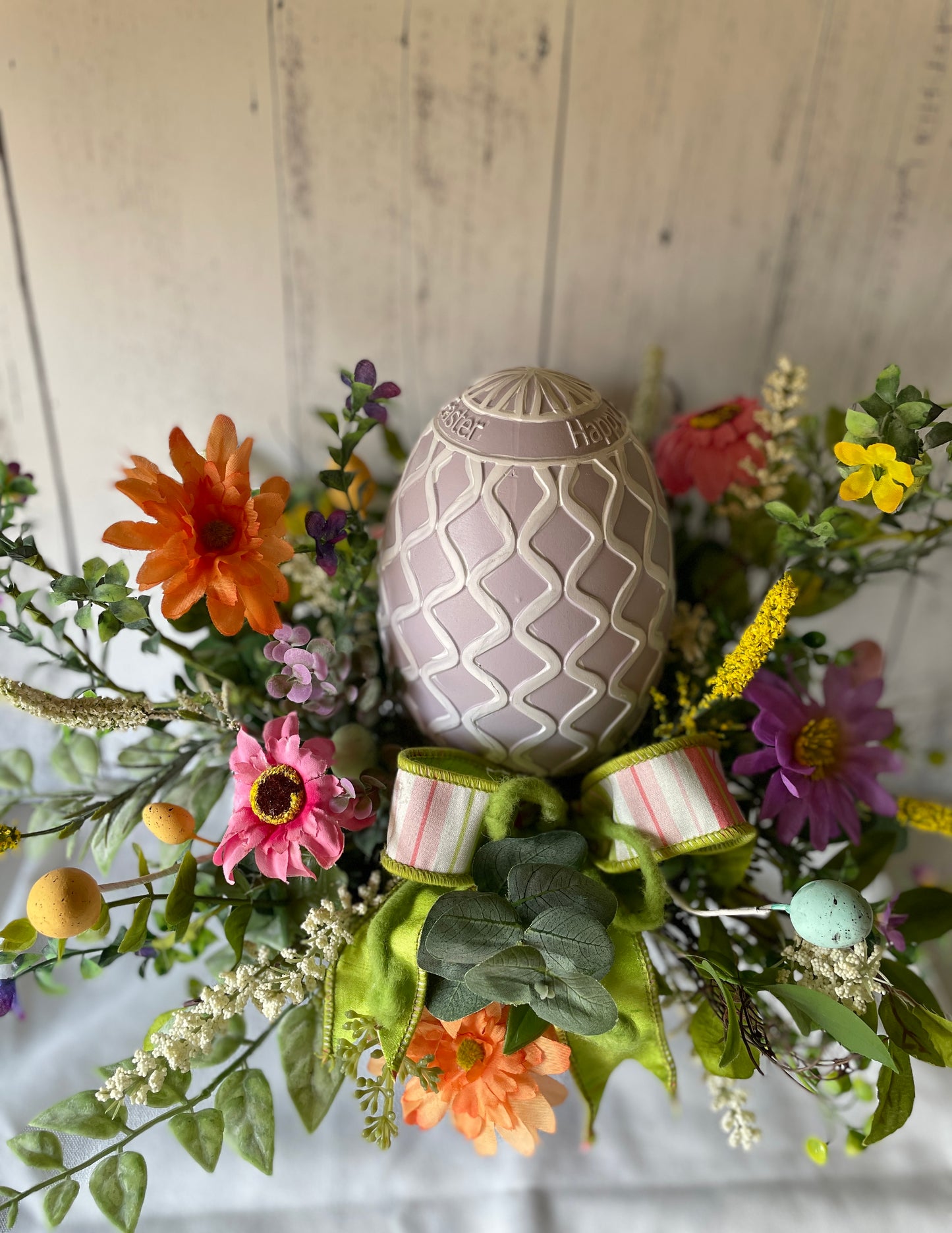 Easter Egg Themed Spring Centerpiece
