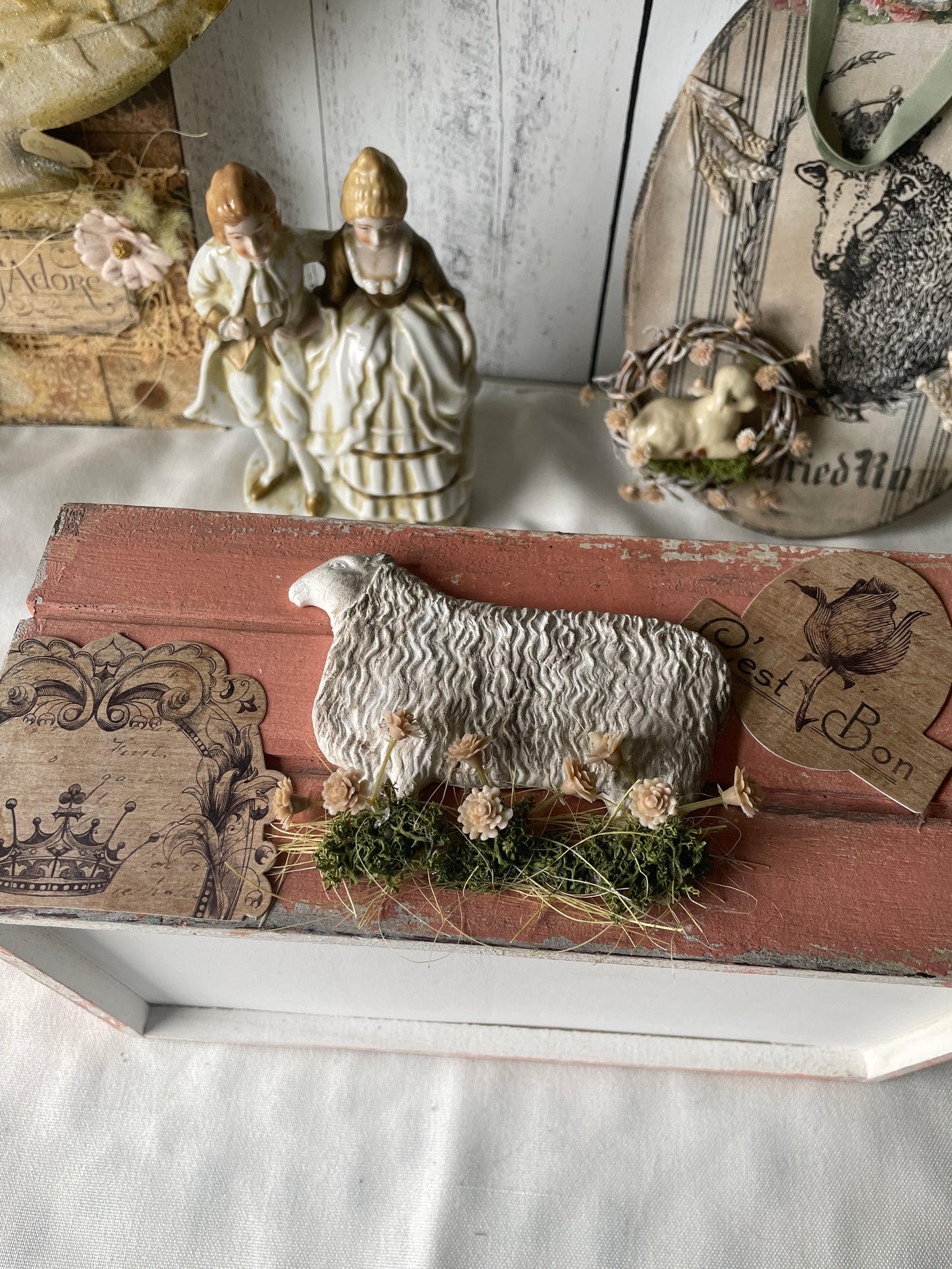 French Country room decor box