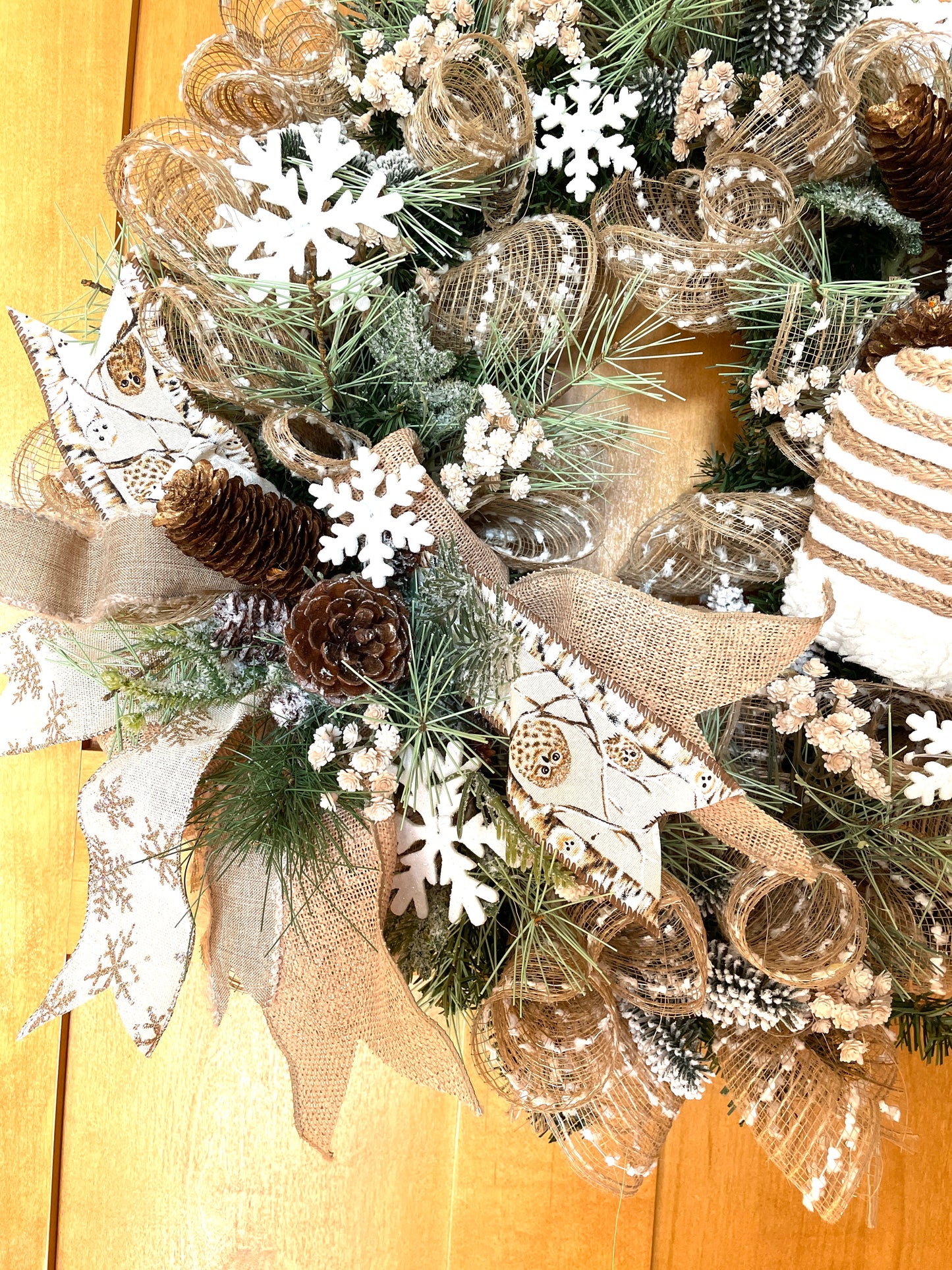 Mittens Winter Rustic Wreath