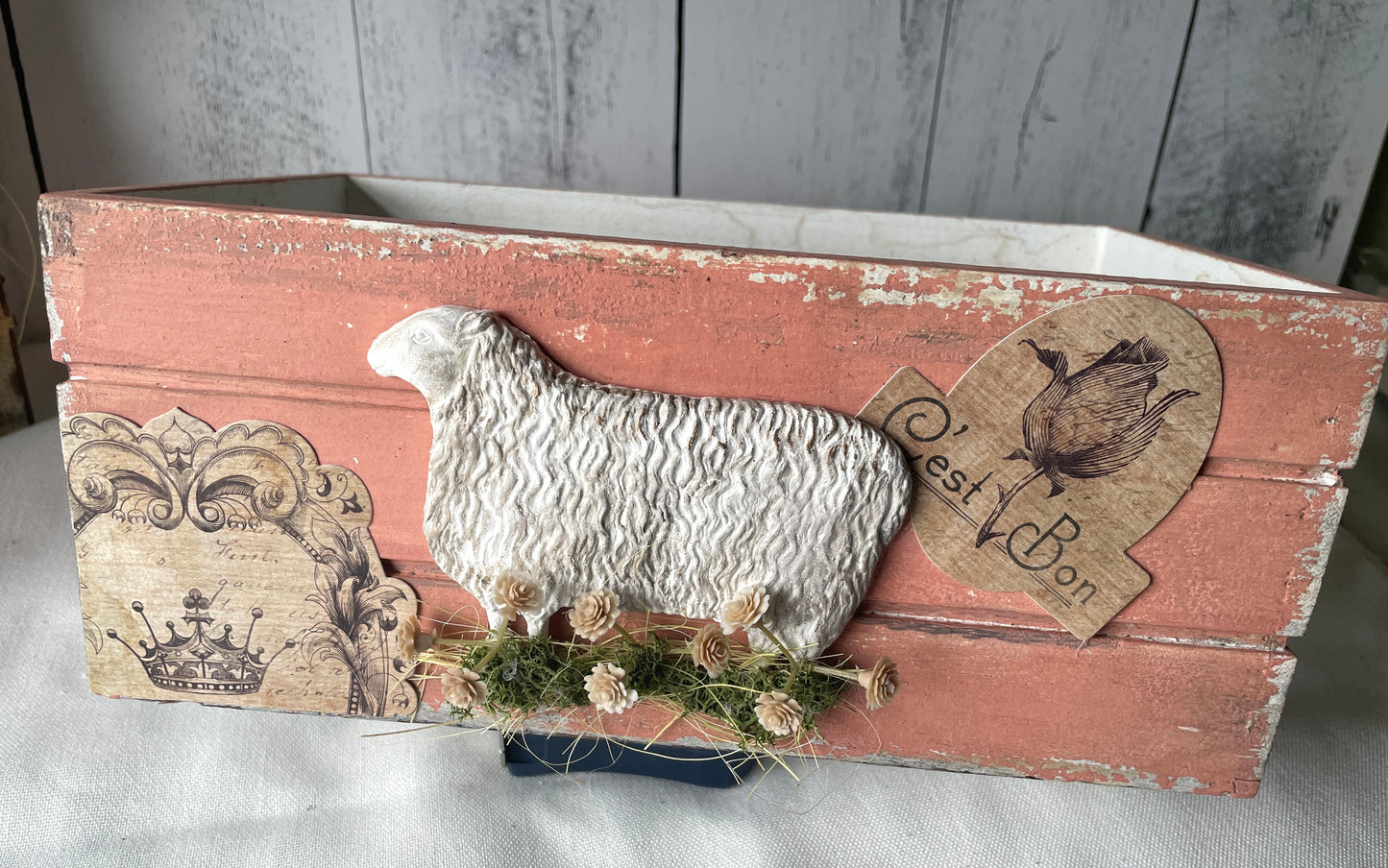 French Country room decor box