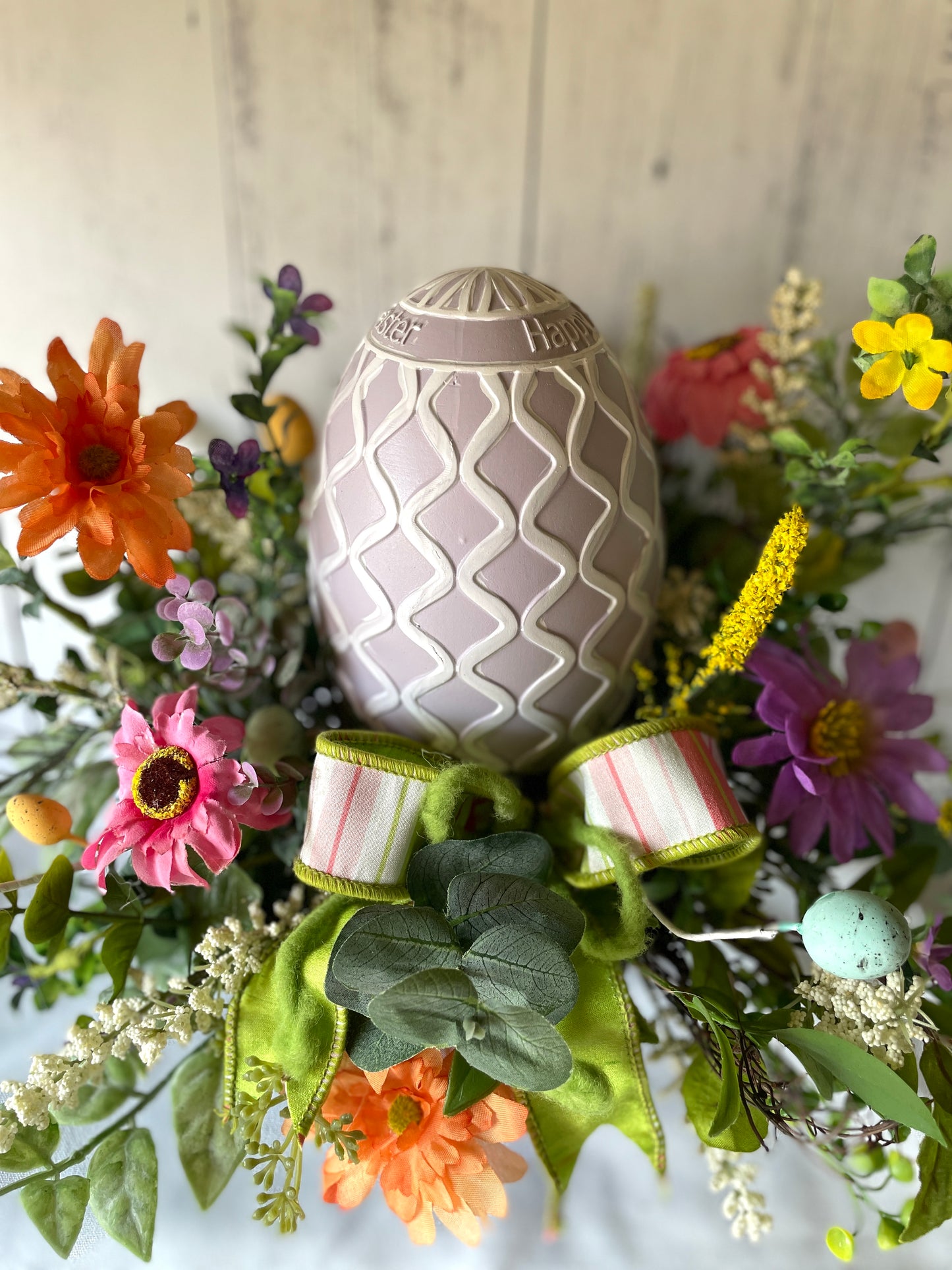 Easter Egg Themed Spring Centerpiece