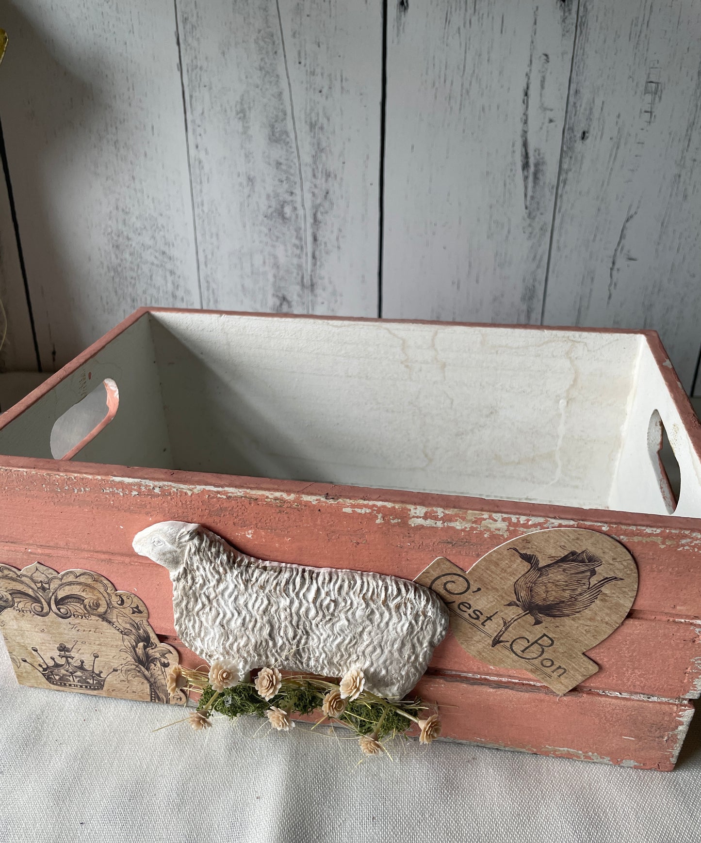 French Country room decor box