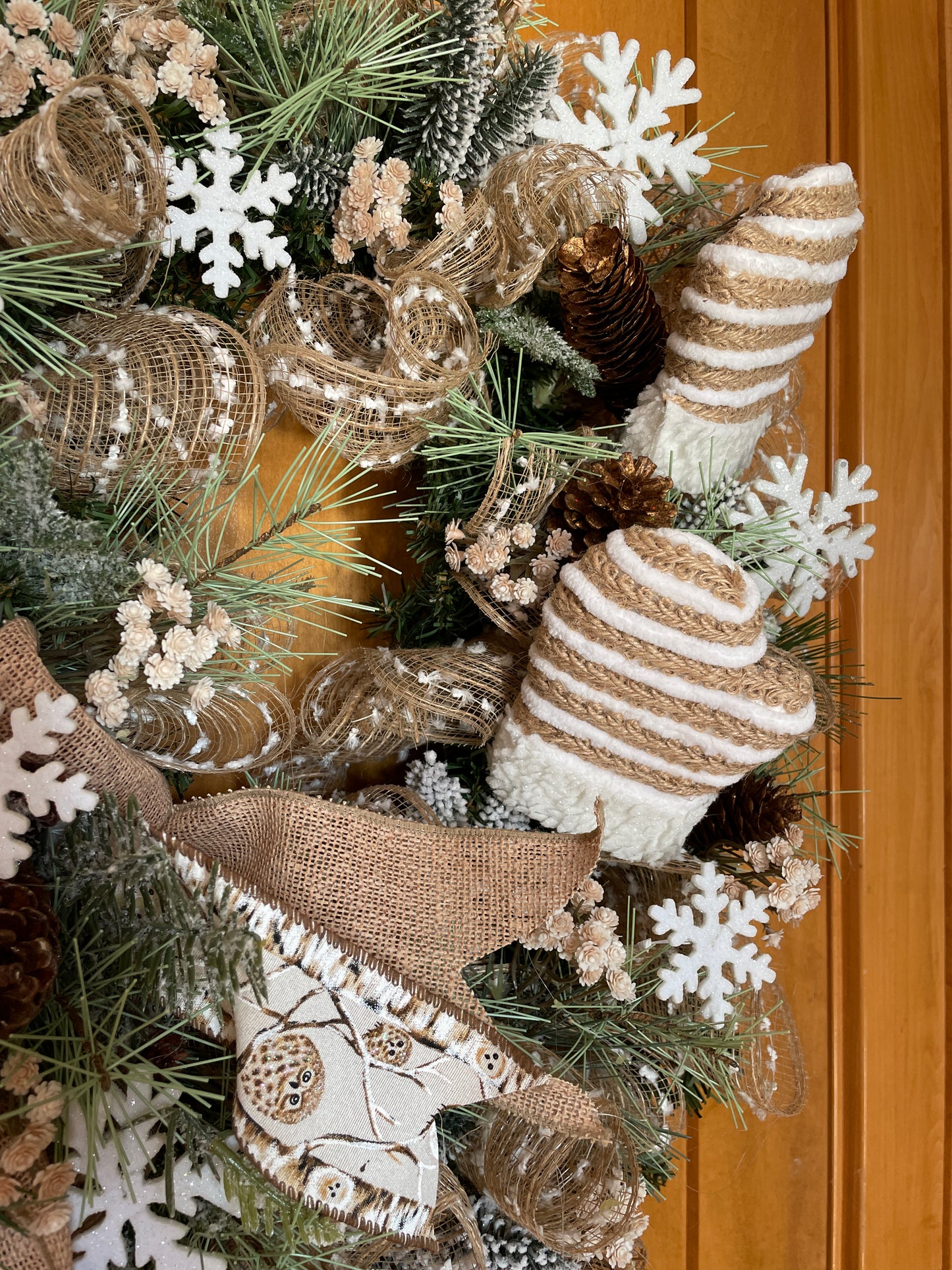 Mittens Winter Rustic Wreath