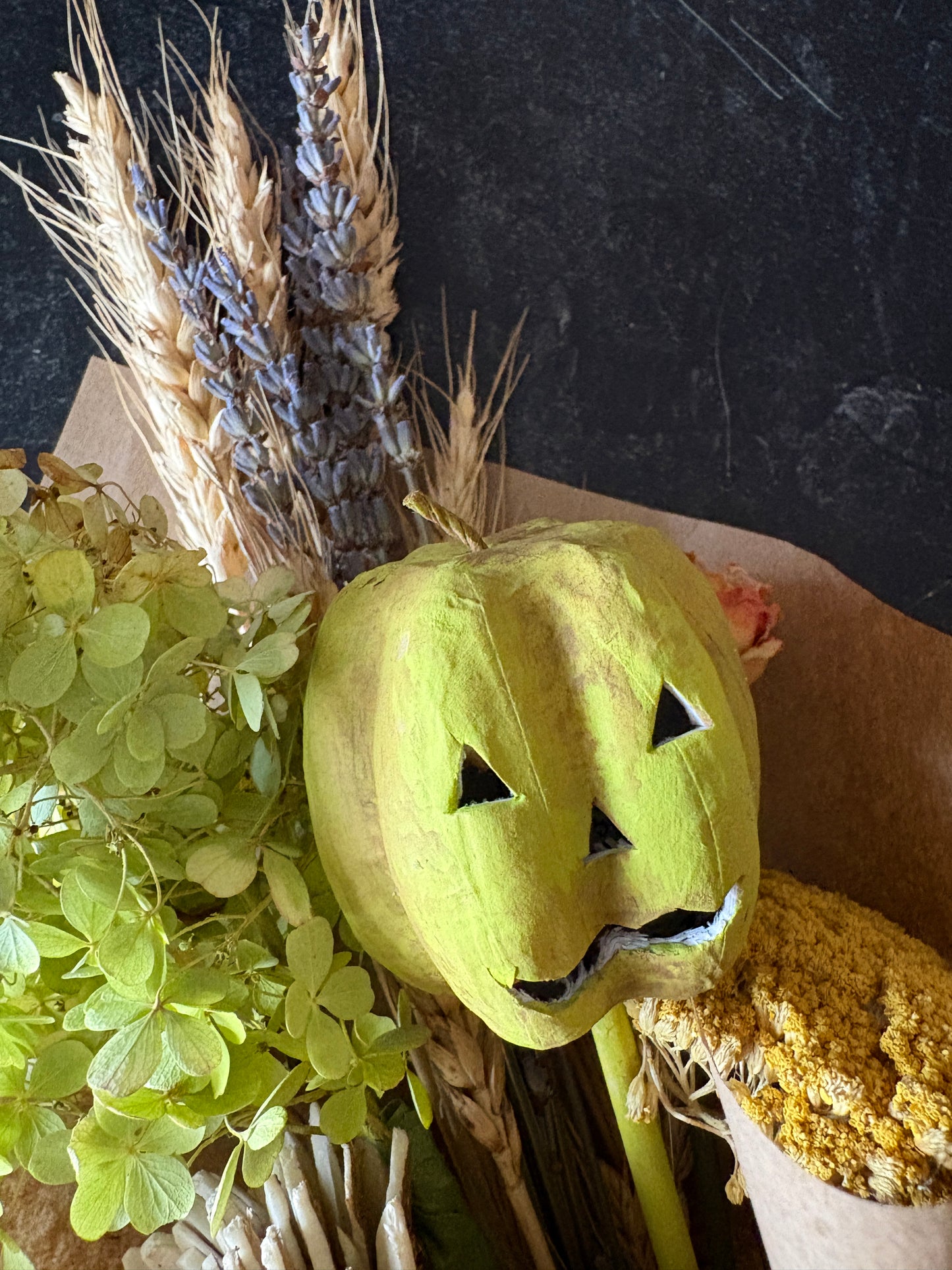 Dried Fall Floral Bundle with Lavender | Rustic Autumn Home Décor Gift