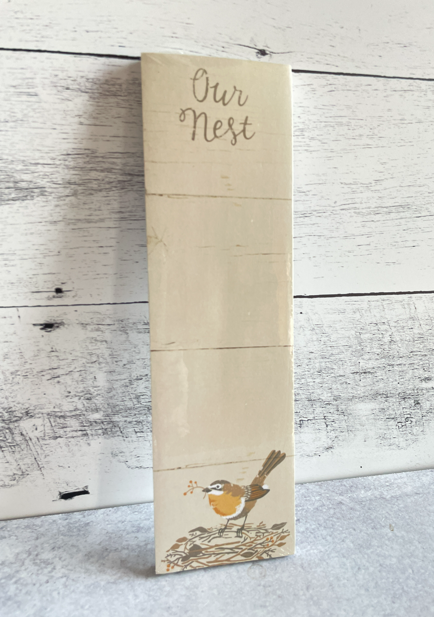 "Our Nest" Magnetic Notepad – The Perfect Gift for Nature Lovers