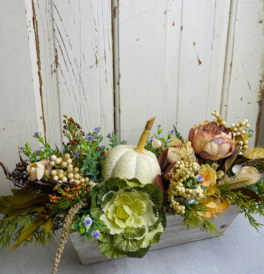 Fall Farmhouse Centerpiece