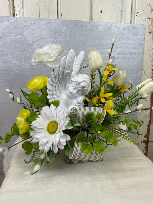 Angel and Daisy Arrangement