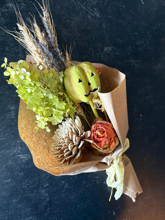 Dried Fall Floral Bundle with Lavender | Rustic Autumn Home Décor Gift