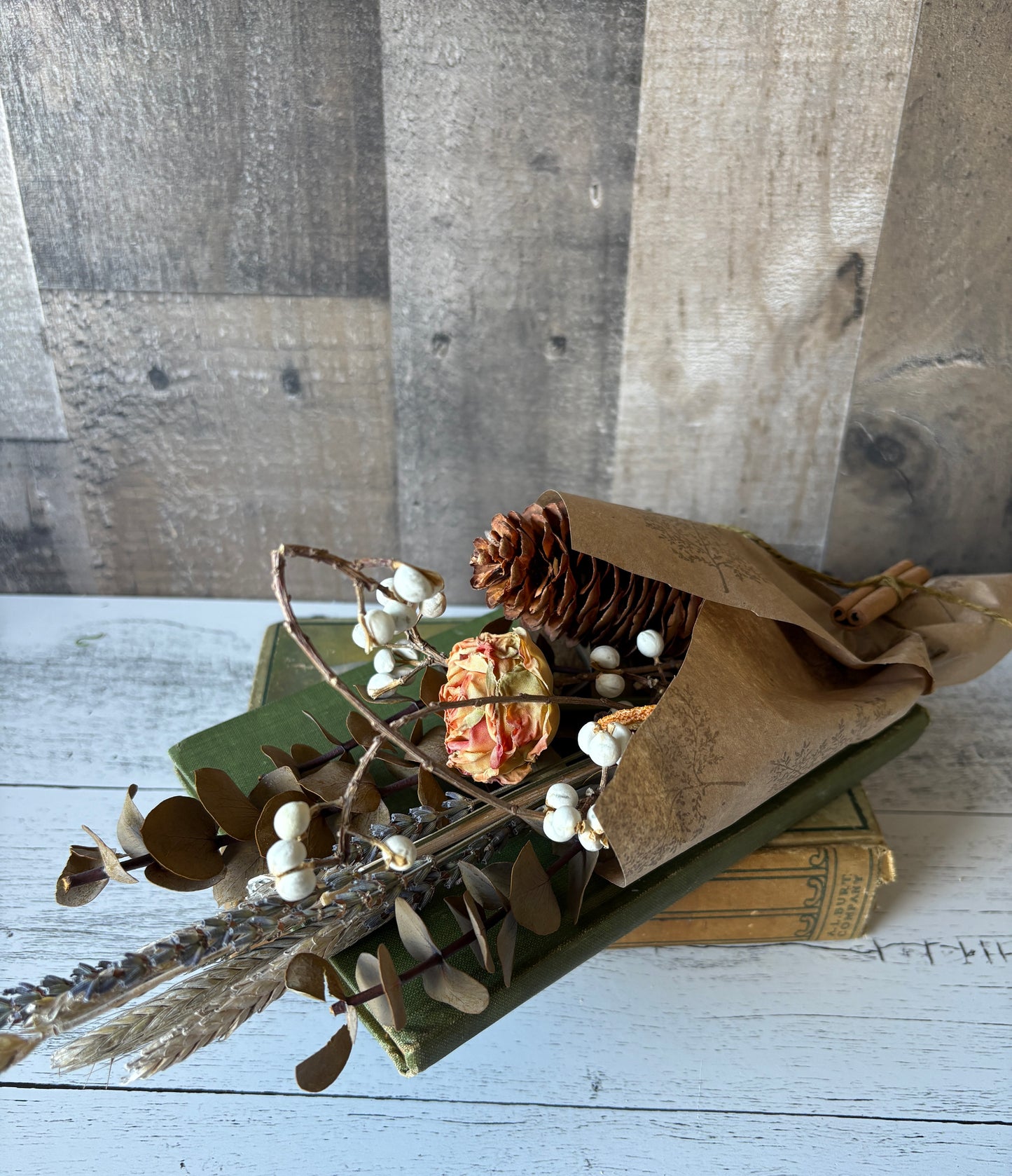 Dried Floral Bundle | Natural Fall Bouquet with Lavender & Eucalyptus – Rustic Autumn Decor & Gift
