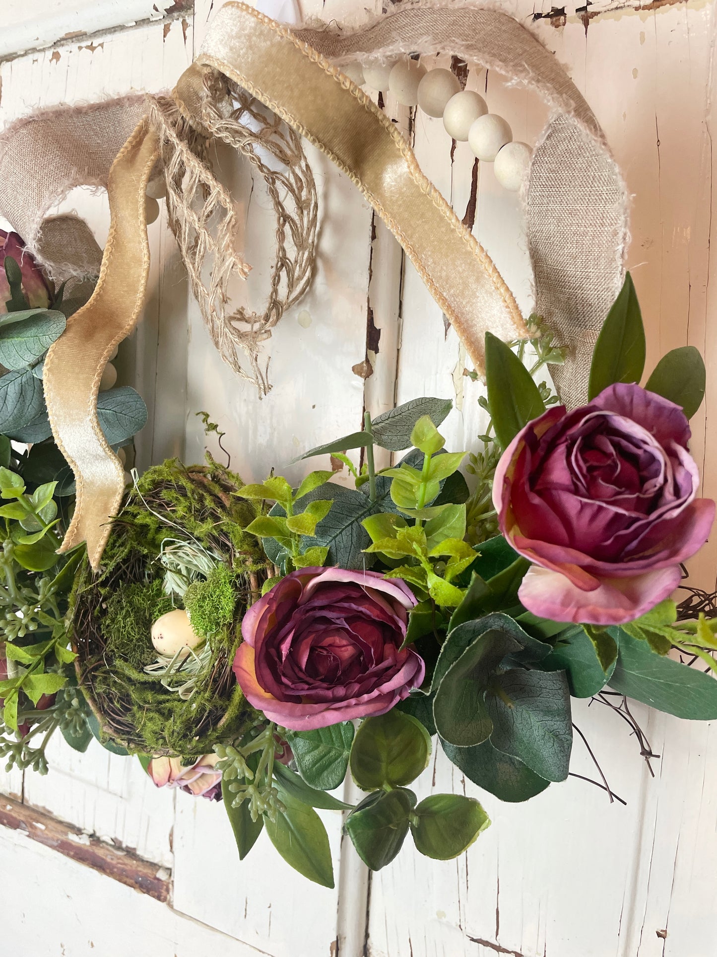 Romantic Roses Wreath