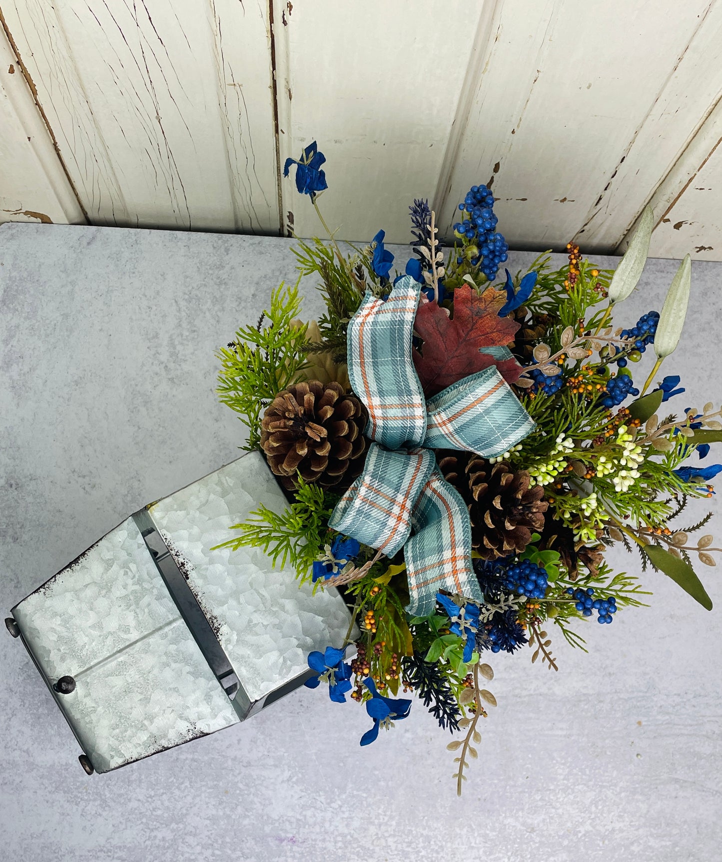 Truck planter with fall  florals