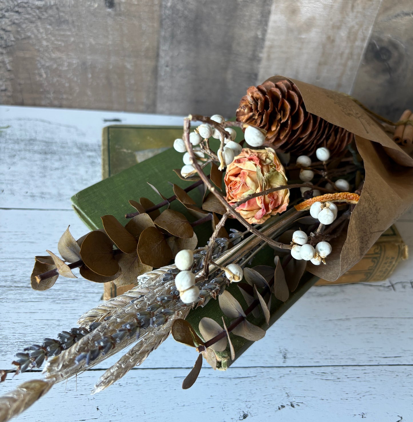 Dried Floral Bundle | Natural Fall Bouquet with Lavender & Eucalyptus – Rustic Autumn Decor & Gift