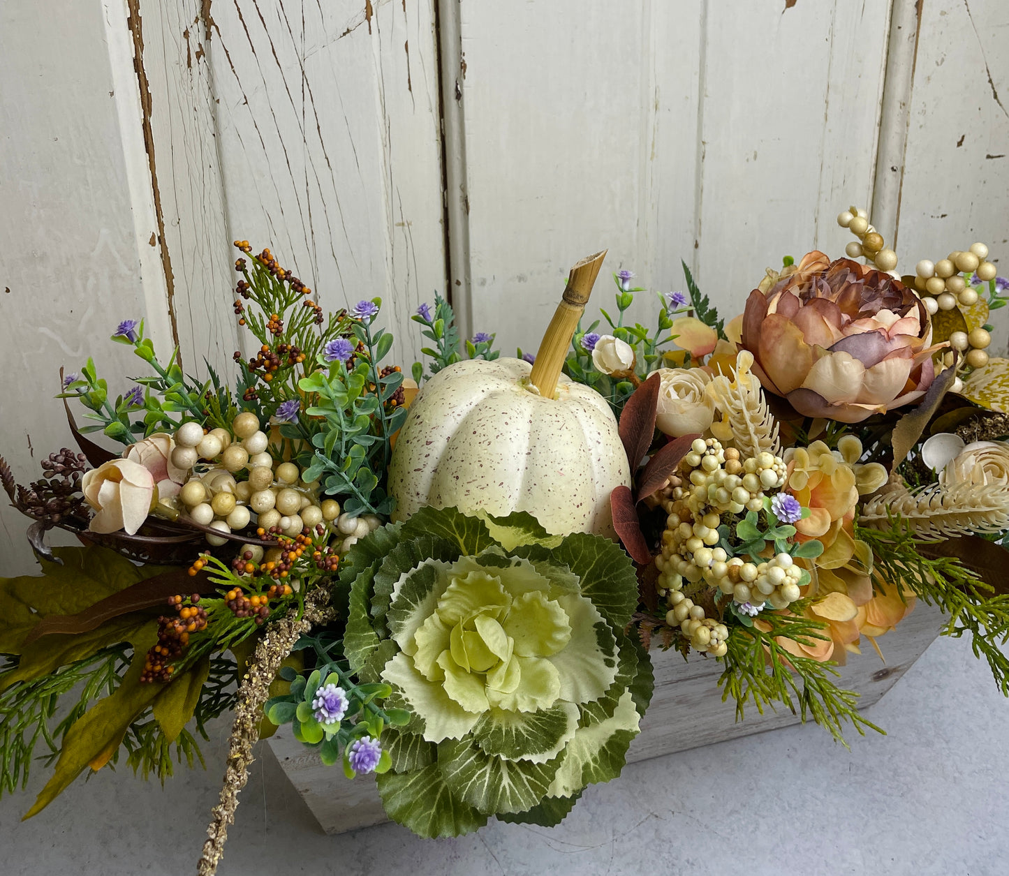 Fall Farmhouse Centerpiece