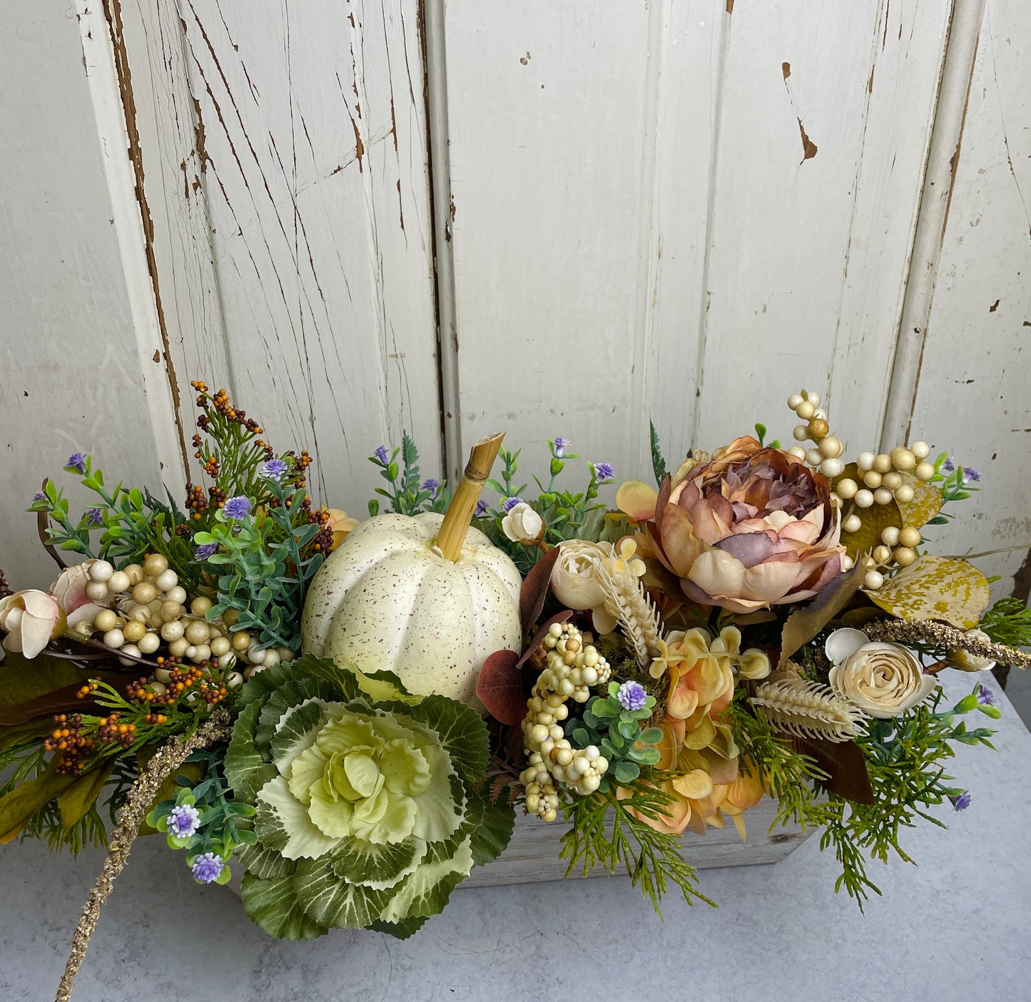 Fall Farmhouse Centerpiece