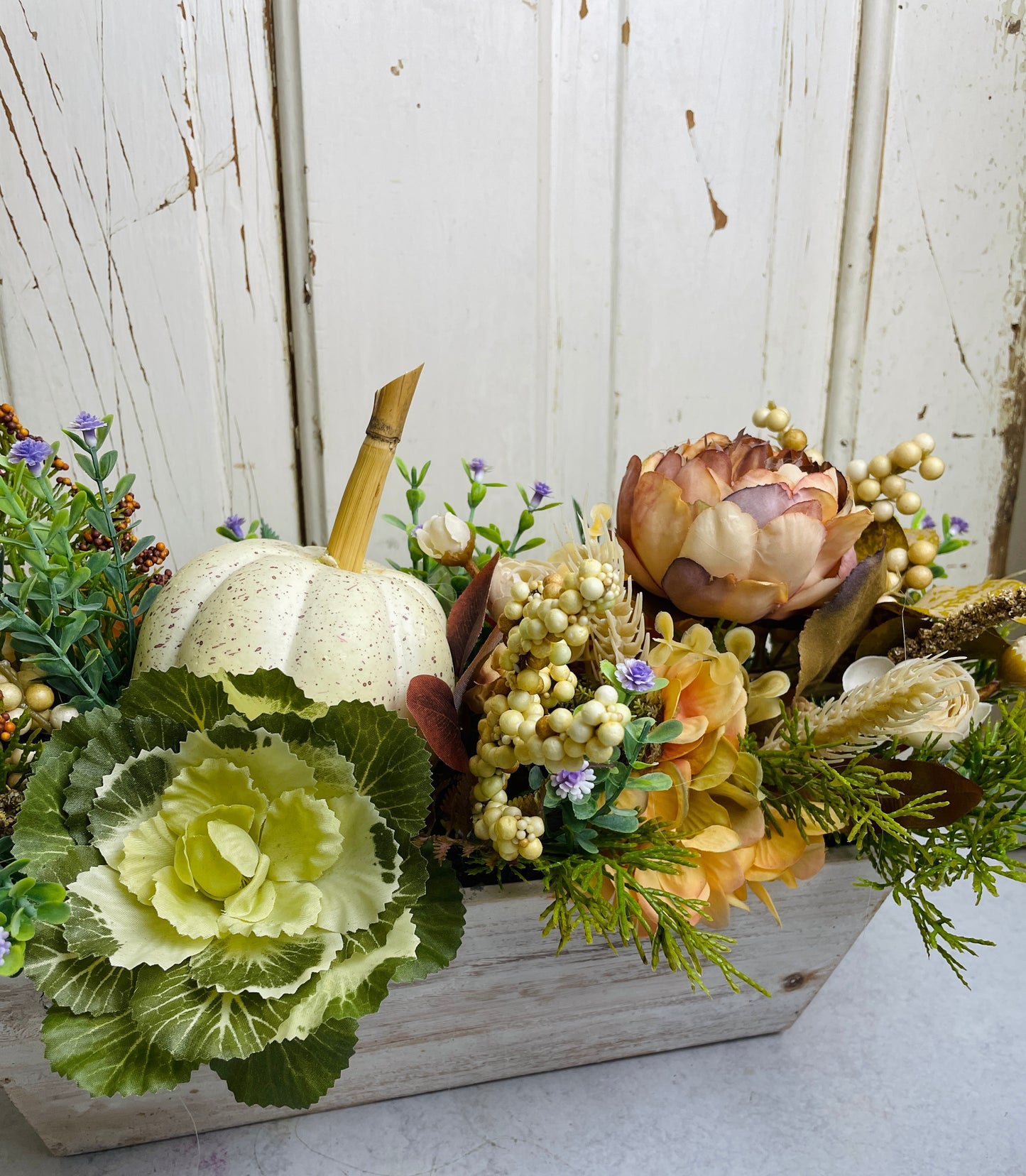 Fall Farmhouse Centerpiece