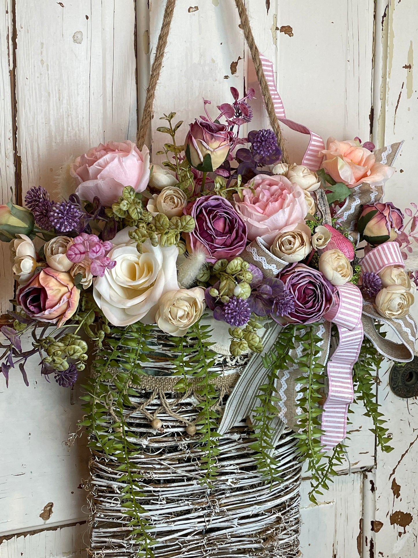 Roses Hanging Basket