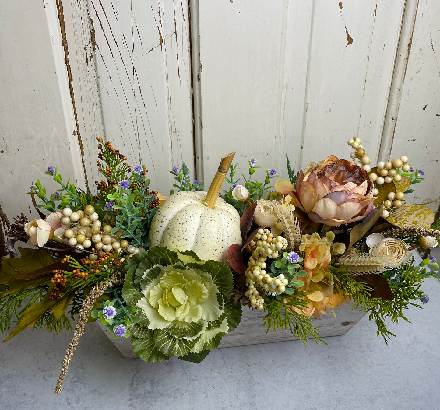 Fall Farmhouse Centerpiece