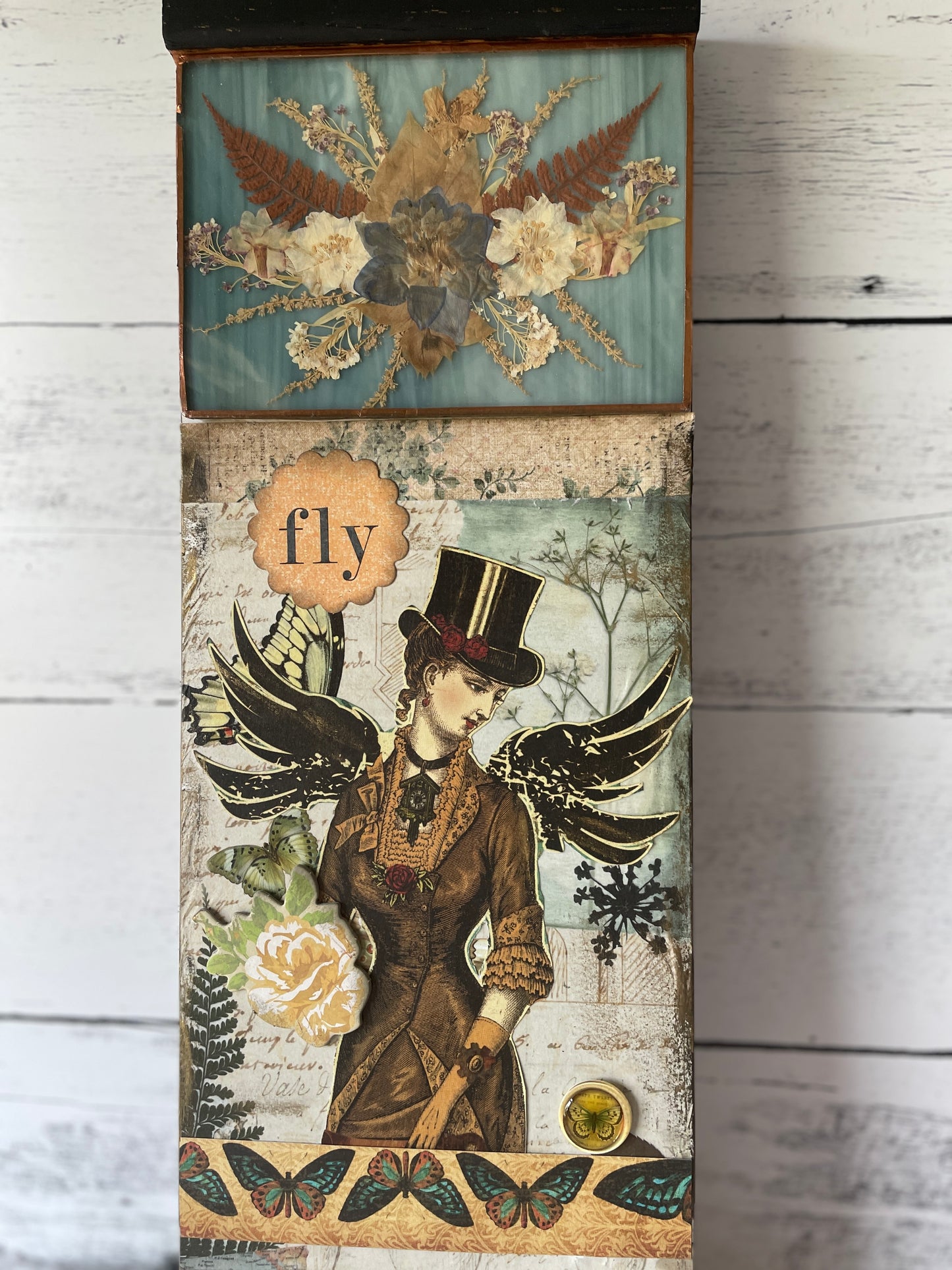 Steampunk keyholder art wall decor