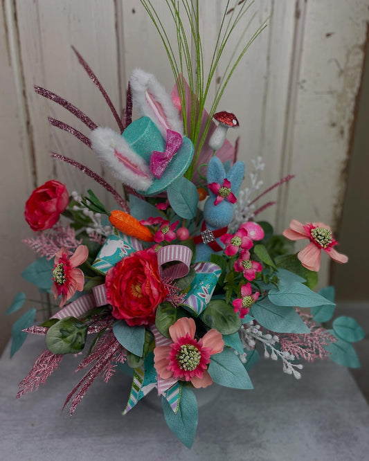 Easter hat centerpiece