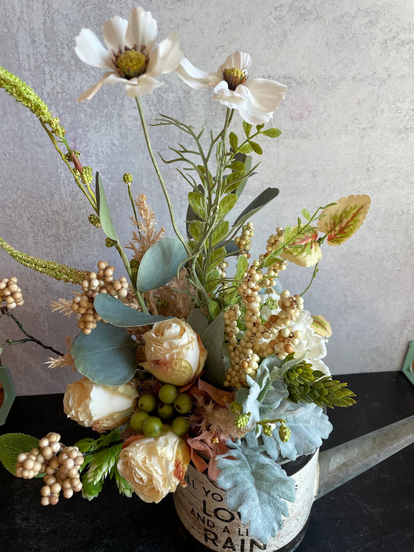 Watering Can  Floral Arrangement